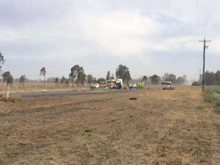 A Sunshine Coast man was killed in a collision with a cattle truck on Tuesday.