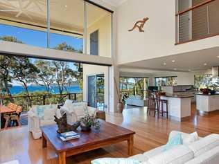 WHAT A VIEW: 312 Teewah Beach Road boasts 470m of beach frontage and views over Noosa's five bays. Picture: Jason Smith Photography