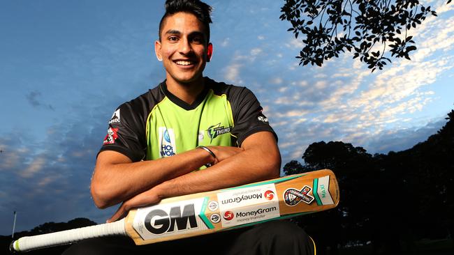 Newcastle teenage cricket sensation Jason Sangha at 16yo is the youngest player to receive a BBL contract. Pic Stephen Cooper