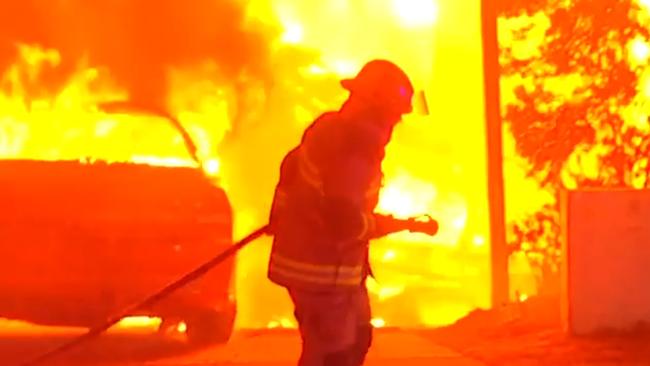 A GoFundMe page has been established for the victims of the horrific Townsville house blaze, as two members of the family continue to fight for life. Picture: 7News