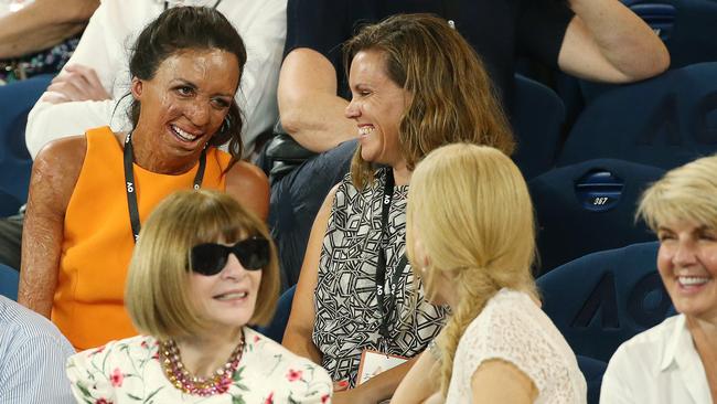 Turia Pitt meets Nicole Kidman and Anna Wintour. Picture: Michael Klein