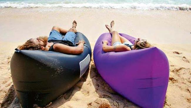 Beach bed hot sale blow up