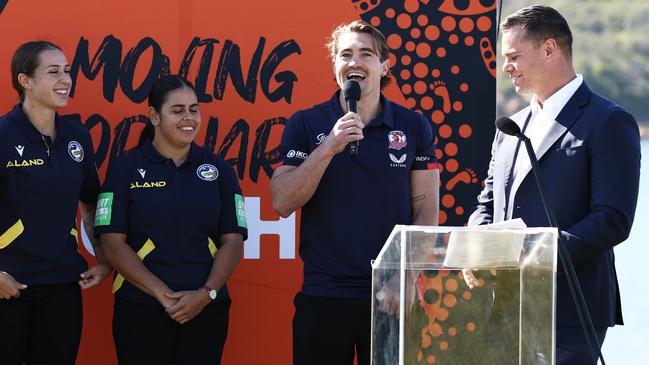 Connor Watson is aiming for an NRL return in Round 20, as he recovers from a ruptured patella tendon. Picture: Getty Images.