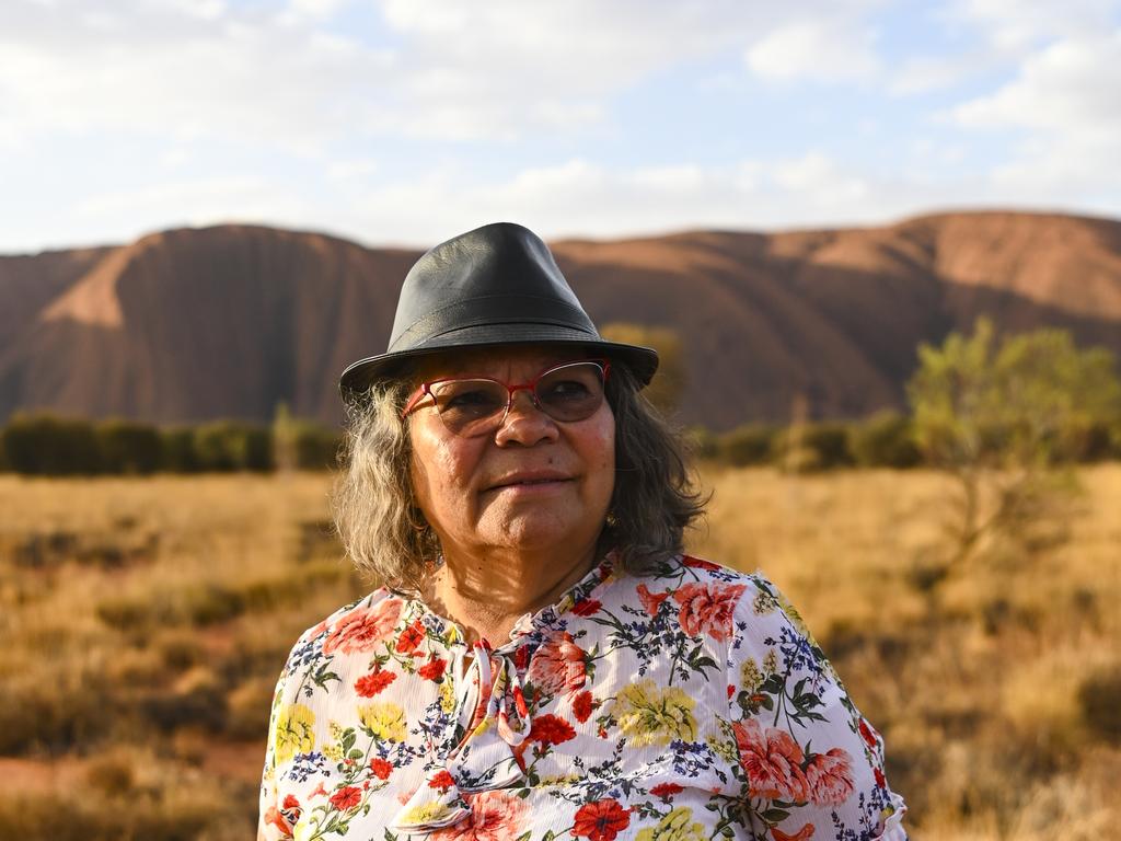 Anagu Aboriginal leader Dorothea Randall. Picture: AAP Image/Lukas Coch