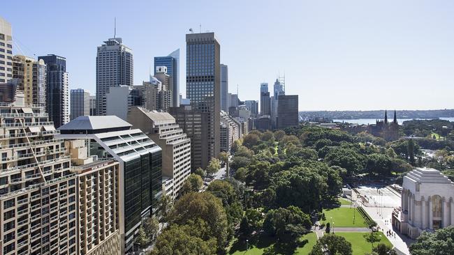 Sydney CBD had the highest amount of international searches