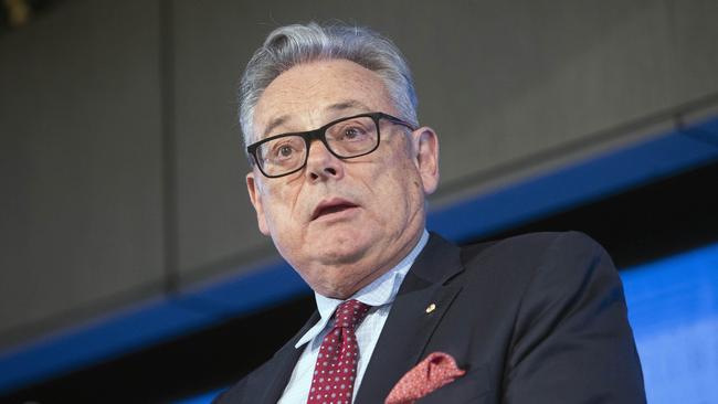 Geoff Raby, Australia's Former Ambassador to China, at the National Press Club. Picture: NCA NewsWire / Gary Ramage