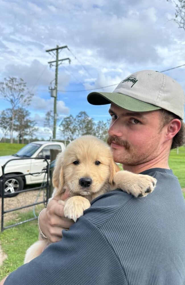 Cash: Sammy Barwick's 7 week old Golden Retriever