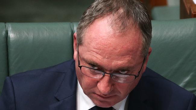 Deputy PM Barnaby Joyce’s political career is in doubt. Picture: Kym Smith