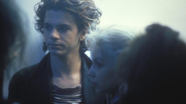 Michael Hutchence and Saskia Post in 1986’s Dogs in Space.