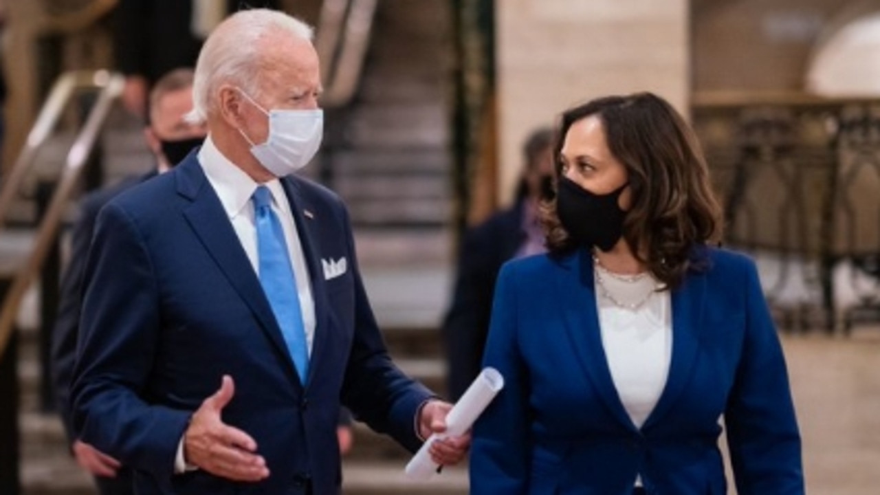 Biden and Harris are now the next president and vice president of the USA. Picture: Twitter