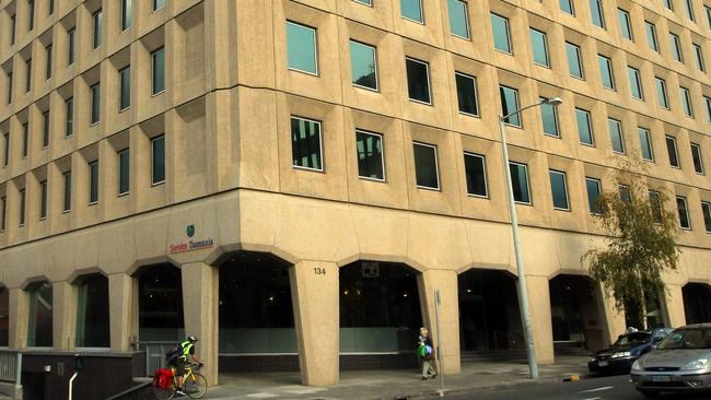 The Lands Building on Macquarie Street in Hobart.