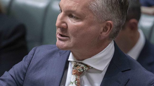 CANBERRA, AUSTRALIA - NewsWire Photos NOVEMBER 28, 2022: Chris Bowen during Question Time in the House of Representatives Parliament House in Canberra. Picture: NCA NewsWire / Gary Ramage