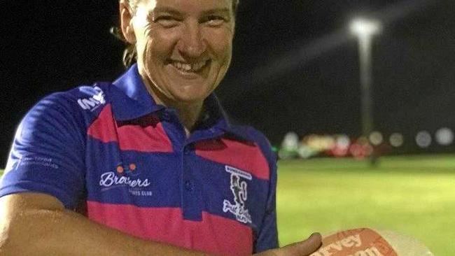 JUDE CRACKS A CENTURY: Jude Bust&#39;s passion for footy is just as strong more than 100 games for Past Brothers. Picture: Mikayla Haupt