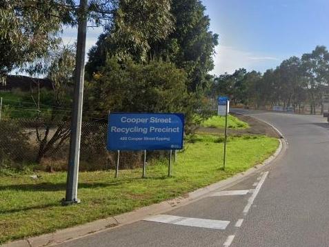 A woman's body was discovered at a waste management facility on  Cooper Street Epping. Picture: Supplied/ Google Maps.