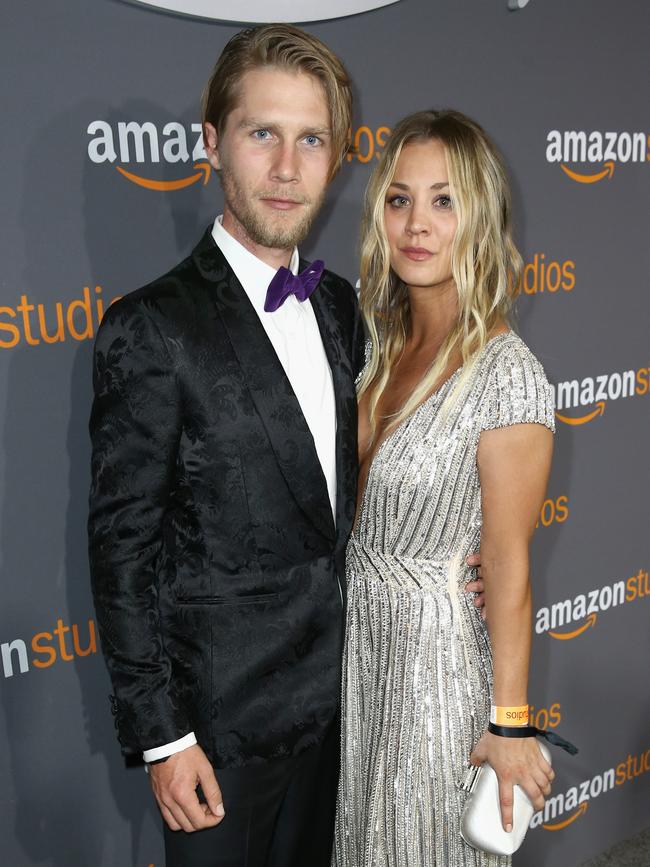 Kaley Cuoco and Karl Cook.