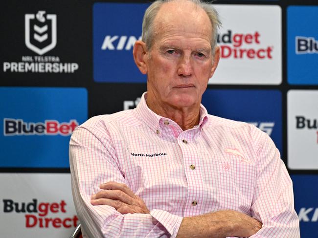 Wayne Bennett after the win over the Tigers. Picture: NRL Photos