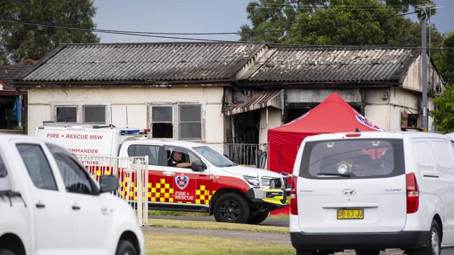 A man has died after a fire at a hoarder house in Blacktown. Picture: NewsWire / Monique Harmer