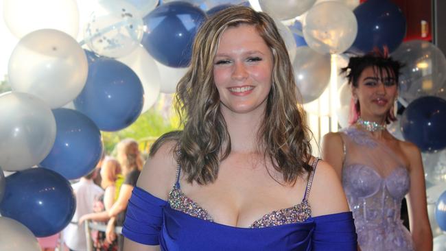 Annalise at the Beerwah State High School formal 2023.