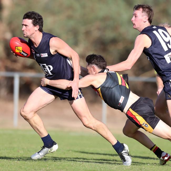 Mt Pleasant 2023 premiership coach Adam Baird returned from Kerang this year. Picture Yuri Kouzmin