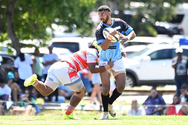 Fiji rugby 7's in Brisbane. Saturday October 6, 2024. Picture, John Gass