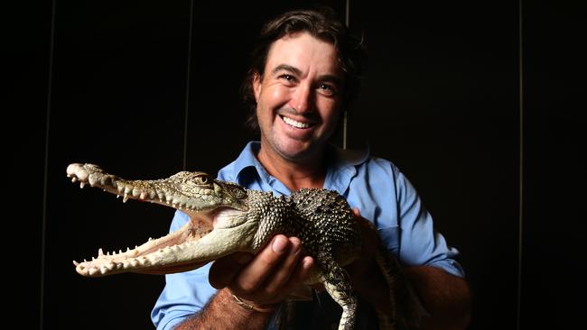 Crocodile Wrangler Matt Wright. Picture: Brendan Radke