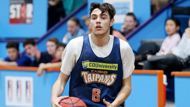 NBL pre-season game between Taipans and California Baptist University. Taipans' Mason Khalu. PICTURE: STEWART MCLEAN.