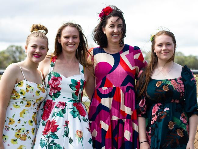 Amy, Rosemary and Isabella Nordberg with Belinda Watson