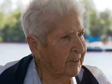 Former Australian Olympic swimmer Dawn Fraser is interviewed on Channel 10 by Journalist Sharyn Ghidella, aired on Channel 10 News First on May 14th, 2025. Picture: Channel 10