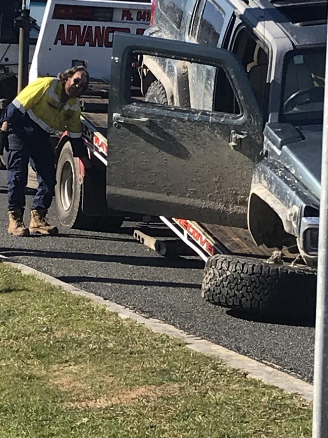 A man has been arrested after a rampage which destroyed the two cars in Port Sorell.