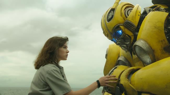 Charlie and Bumblebee. Picture: Paramount Pictures