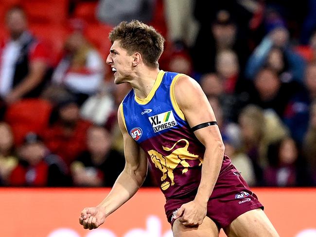 Zac Bailey remains confident the Lions can win the flag despite successive defeats. Picture: Bradley Kanaris/Getty Images