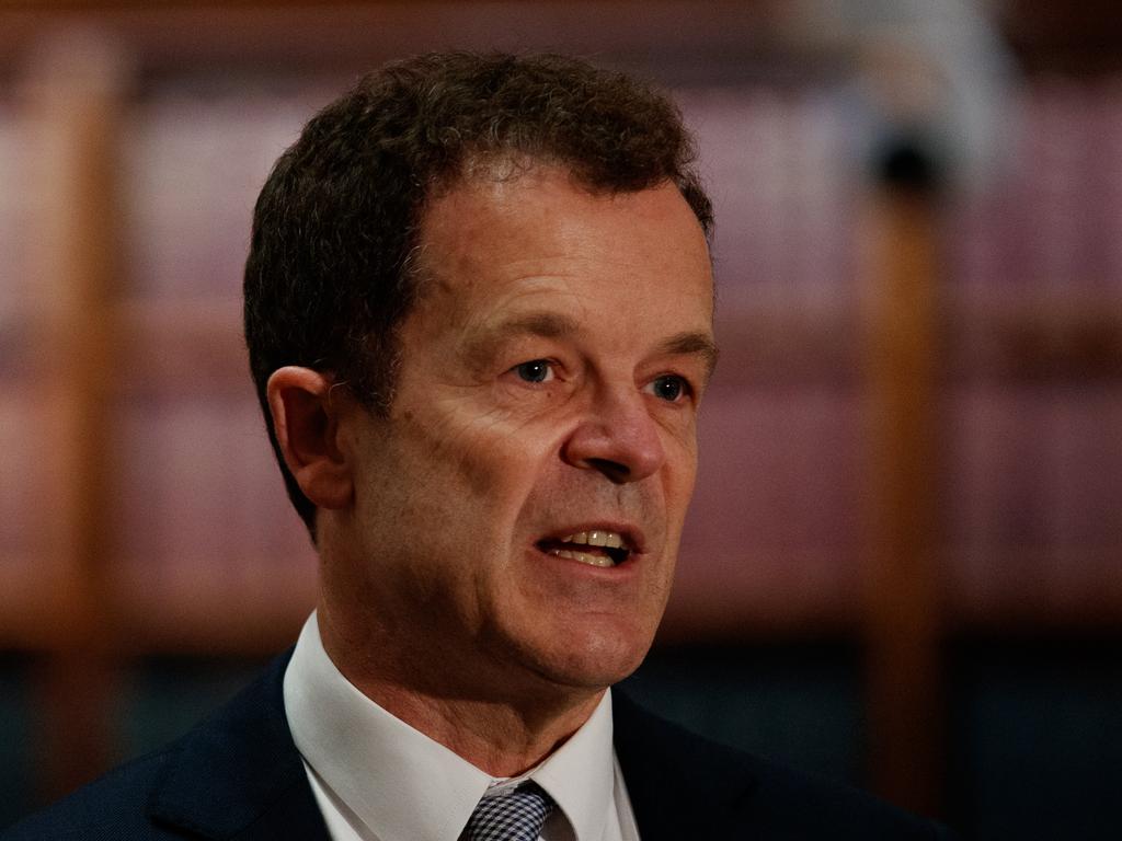 NSW Opposition Leader Mark Speakman said it was an insult to fallen officers. Picture: NewsWire / Nikki Short