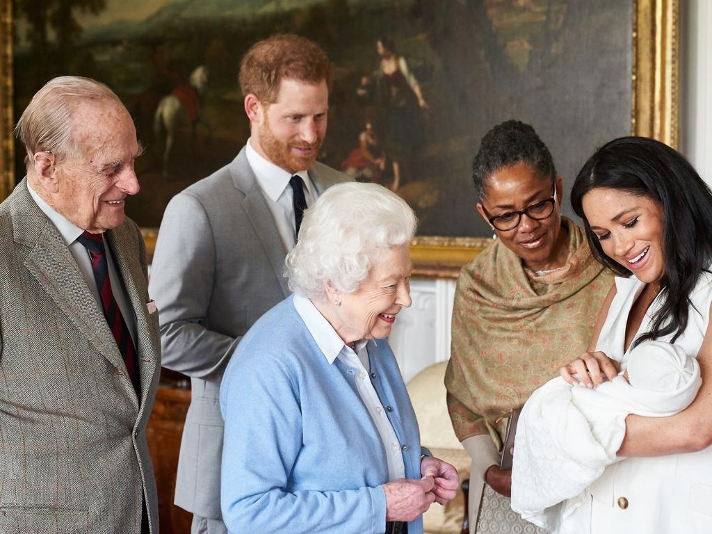 The Queen clearly adores her great-grandchild. Picture: Chris Allerton/SussexRoyal via Getty Images