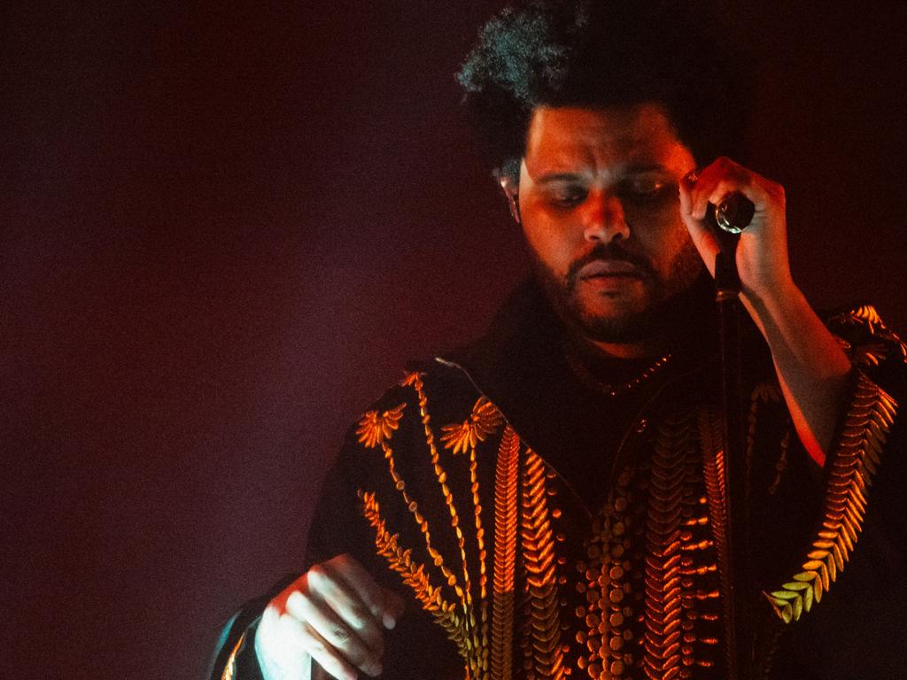 The Weeknd performed back-to-back shows at Melbourne’s Marvel Stadium. Picture: Rick Clifford