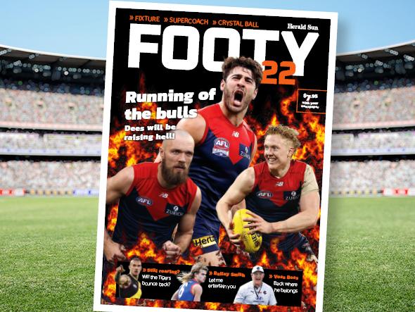The Footy22 magazine - your bumper AFL season guide - is available for $7.95 with your paper from February 26.