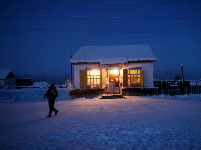 Oymyakon’s only shop Village of Oymyakon. Picture: Amos Chapple/REX/Shutterstock/Australscope