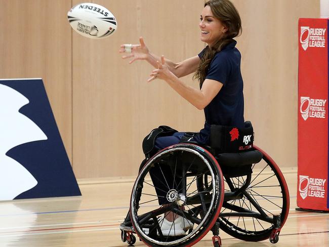 Kate was deemed a ‘natural’ by the coach. Picture: Scott Heppell/Pool/AFP