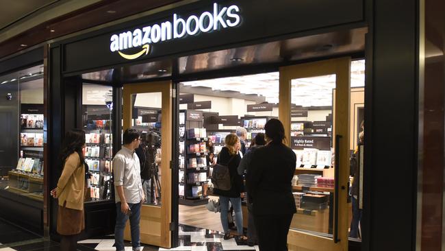 The world’s biggest retailer Amazon is shutting its bricks and mortar stores in the US and UK. Picture: AFP