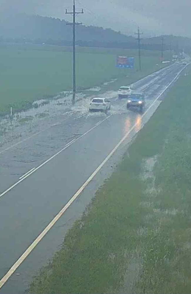 Hamilton Plains is experiencing flooding over the Bruce Highway. Photo: Whitsundays Regional Council