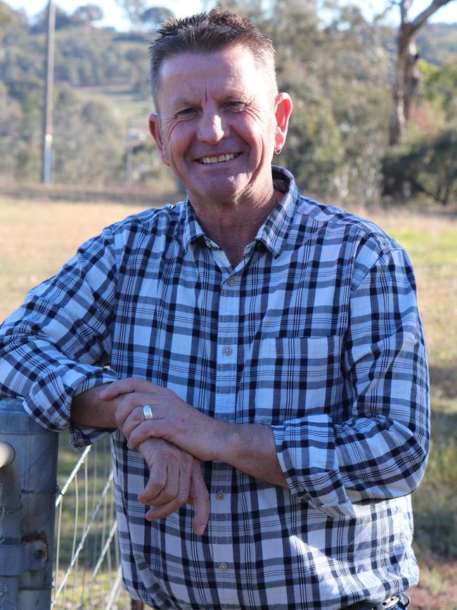 Butch Young is a farm gate counselor who talks to farmers about their problems.