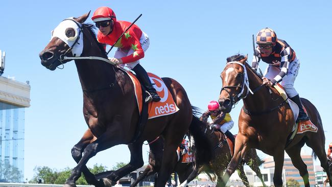 Blue Army can post a first-up win when he returns from a spell for Mick Price and Michael Kent Jr at Flemington. Picture: Racing Photos via Getty Images