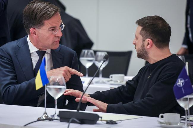 Rutte says Kyiv's allies should ramp up arms supplies, and Zelensky wants more air-defence systems