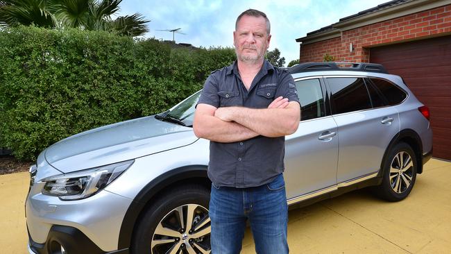 Tony Kluytmans was one of eight people who had their car stolen while parked at an airport parking company. Picture: Nicki Connolly