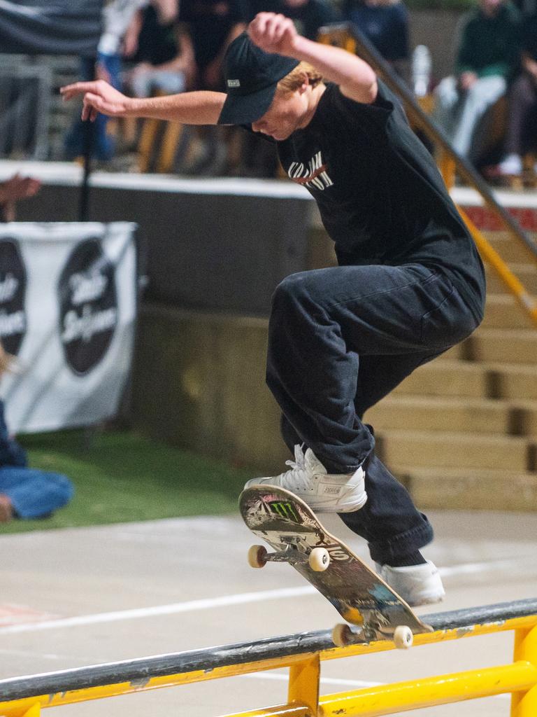 Rome Collyer at Rumble On The Reef Sugar Bowl Skatepark Saturday 23 September 2023 Picture:Michaela Harlow