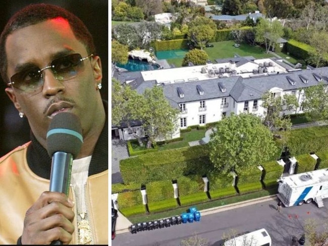 Diddy faces massive loss on ‘freak off’ mansion. Picture: Getty Images/Realtor