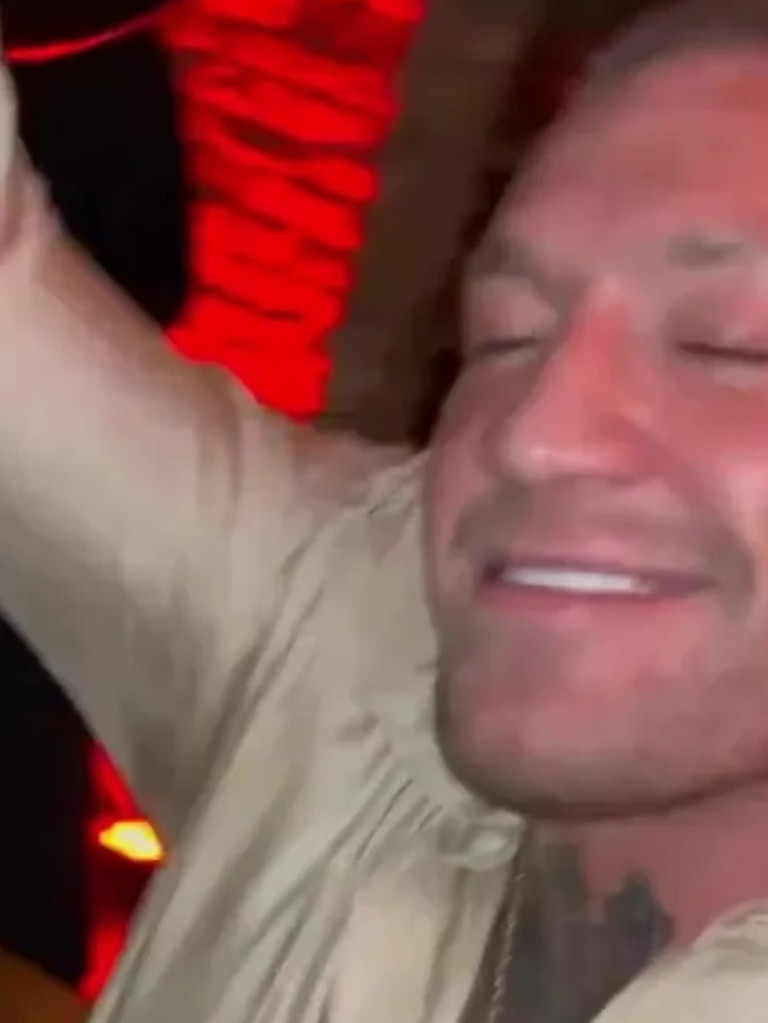McGregor partying a month out from UFC return
