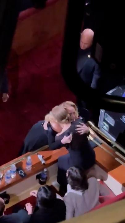 Adele bursts into tears meeting Celine Dion