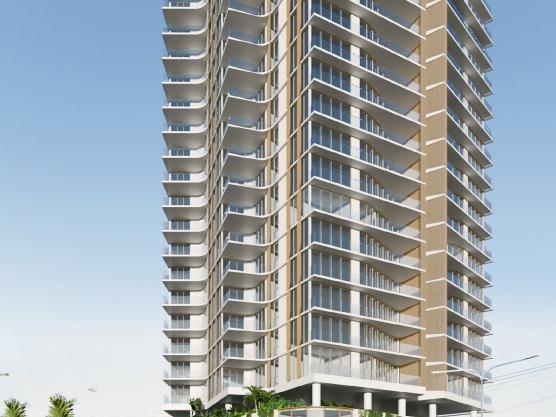 Palm Beach towers: the 21-level tower by Changfa Pty Ltd planned for Palm Beach.