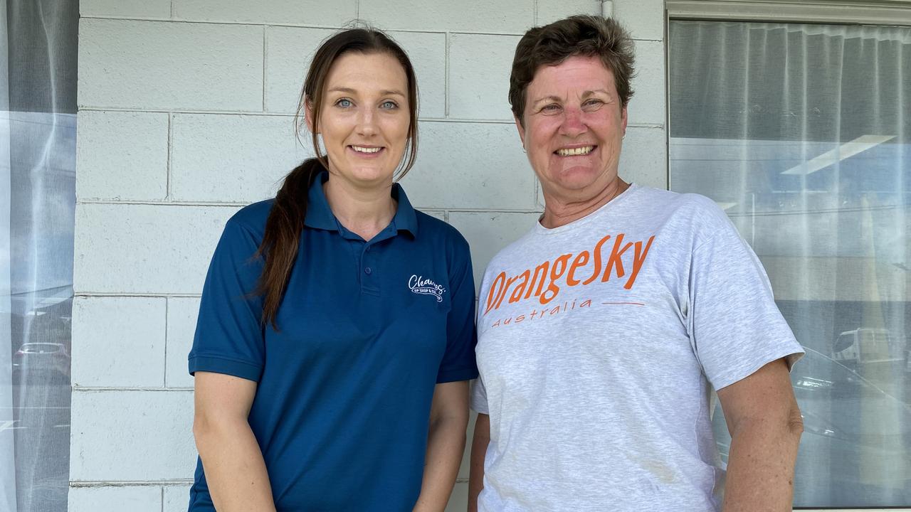 Australian Street Aid Project founder Kayleigh Brewster teamed with Orange Sky Laundry Mackay service coordinator Lisa Jamieson to bring a Sleep Bus to Mackay.