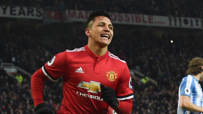 Manchester United's Chilean striker Alexis Sanchez